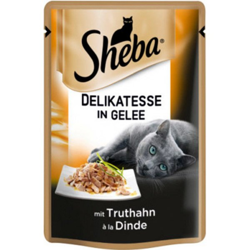 Sheba 85 Gr Delikatesse Jöleli Hindili Pouch Yetişkin Sheba 85 Gr Delikatesse Jöleli Hindili Pouch Yetişkin