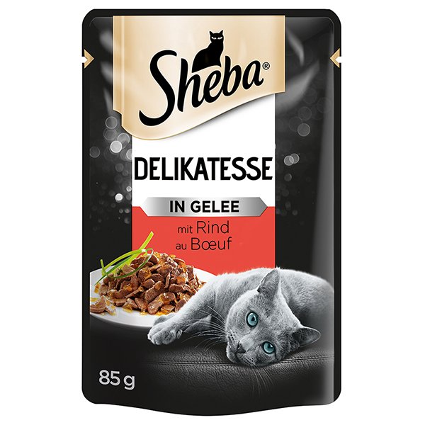 Sheba 85 Gr Sığır Etli Jöleli Pouch Yetişkin Konserve 