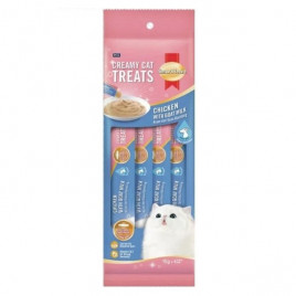 4x15 Gr Tavuklu ve Keçi Sütlü Sıvı Kedi Ödül Maması