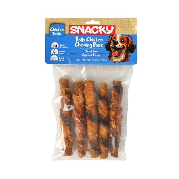 Snacky 100 Gr Rolls Tavuk | Köpek Kemik Ödül Maması