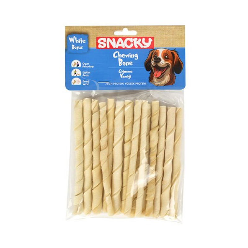 Snacky 105 Gr Burgu Çubuk | Burgu Köpek Ödül Maması Snacky 105 Gr Burgu Çubuk | Burgu Köpek Ödül Maması
