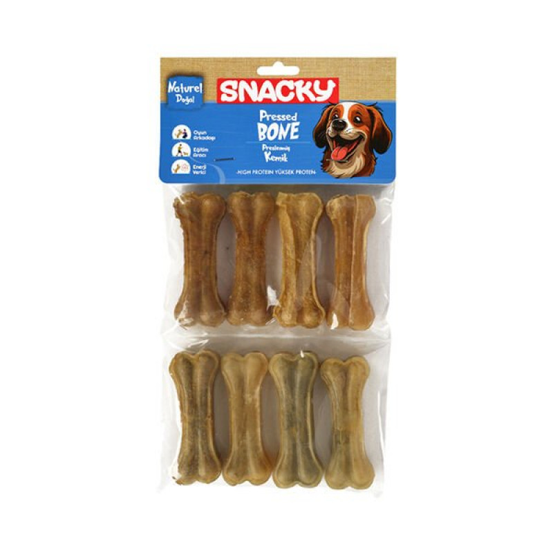 Snacky 180 Gr Natural Preslenmiş Yüksek Proteinli | Köpek Kemik Ödül Maması Snacky 180 Gr Natural Preslenmiş Yüksek Proteinli | Köpek Kemik Ödül Maması