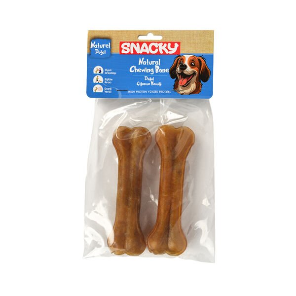 Snacky 95 Gr Natural Pres Yüksek Protein | Köpek Press Çiğneme Kemiği