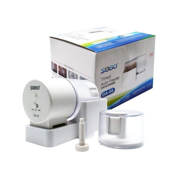 Sobo Akvaryum Otomatik Yemleme 22x7x10 Cm Beyaz | Akvaryum Otomatik Yem Makinası