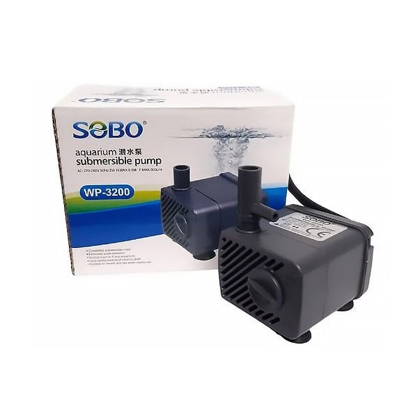 Sobo WP-3200 Akvaryum Pompası 300 Lt/h 5 W | Akvaryum Kafa Motoru
