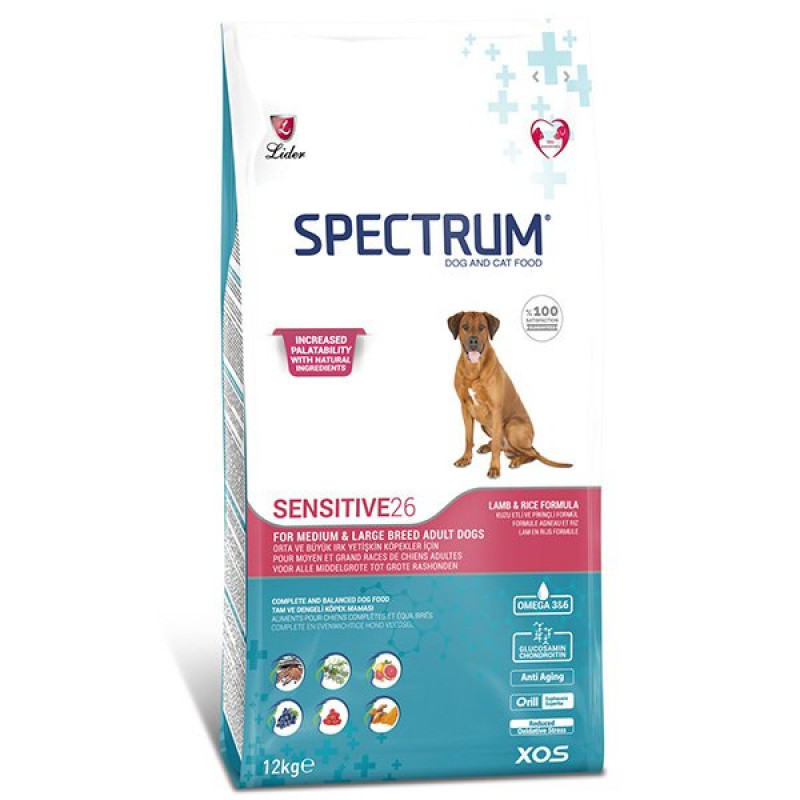 Spectrum 12 Kg Adult Sensitive26 Hipoalerjenik Kuzu Etli Hassas Yetişkin | Yetişkin Köpek Kuru Maması Spectrum 12 Kg Adult Sensitive26 Hipoalerjenik Kuzu Etli Hassas Yetişkin | Yetişkin Köpek Kuru Maması