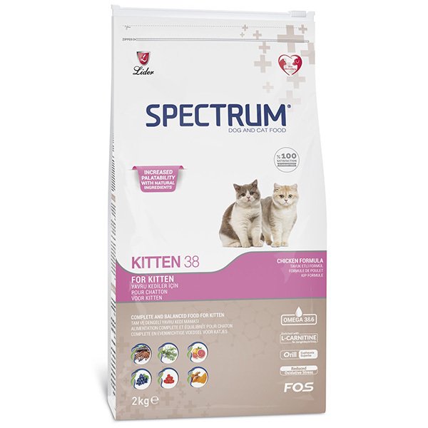 Spectrum 2 Kg Kitten38 Hipoalerjenik Tavuklu Yavru | Yavru Kedi Kuru Maması