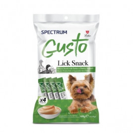 Gusto Hindi Ördek Etli ve Ispanaklı Sıvı Yetişkin Köpek Ödül Maması 4x15 Gr