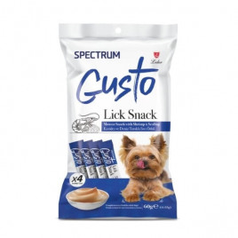 Gusto Karidesli ve Deniz Taraklı Sıvı Yetişkin Köpek Ödül Maması 4x15 Gr