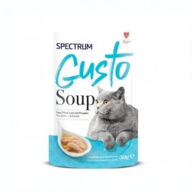 Spectrum Gusto Soup 50 Gr Ton Balıklı ve Bal Kabaklı Kedi Çorbası 