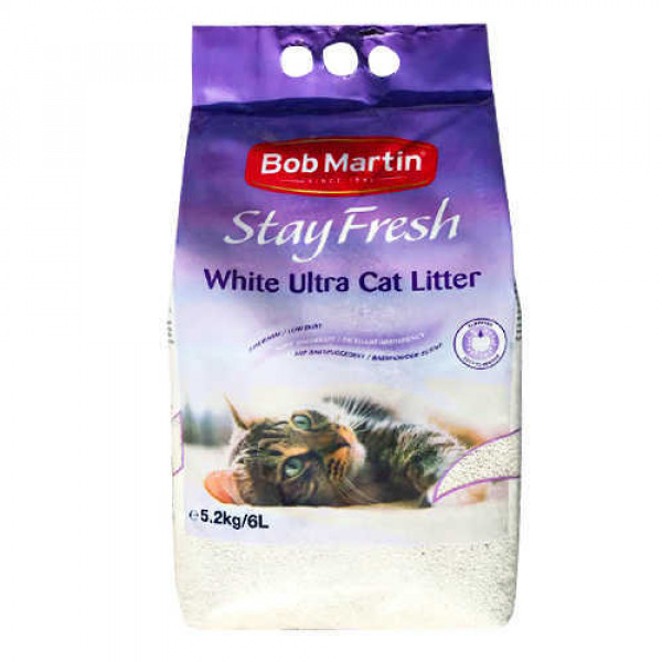 StayFresh 6 Lt Ultra Beyaz Hızlı Topaklanan Bebek Pudralı Kedi Kumu | Doğal Kedi Kumu