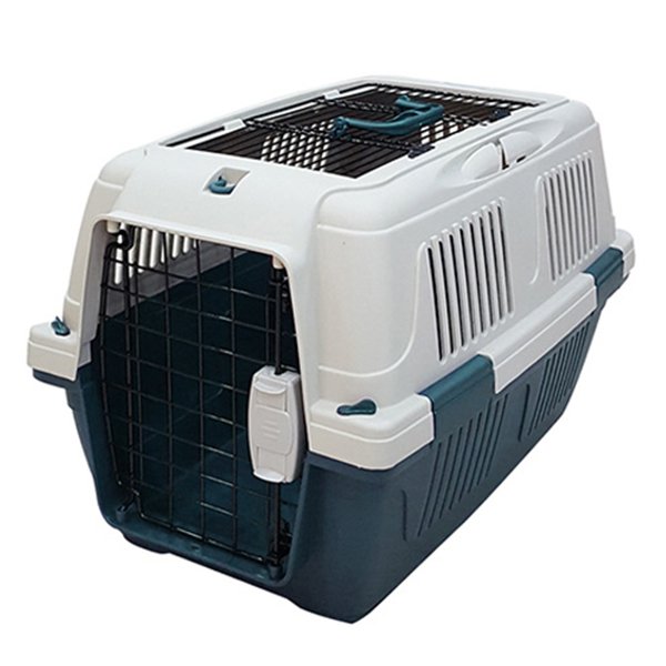 Strong 57x37x35 cm Pet Taşıma Üstten Açılır Yeşil | Kedi Taşıma Kutusu