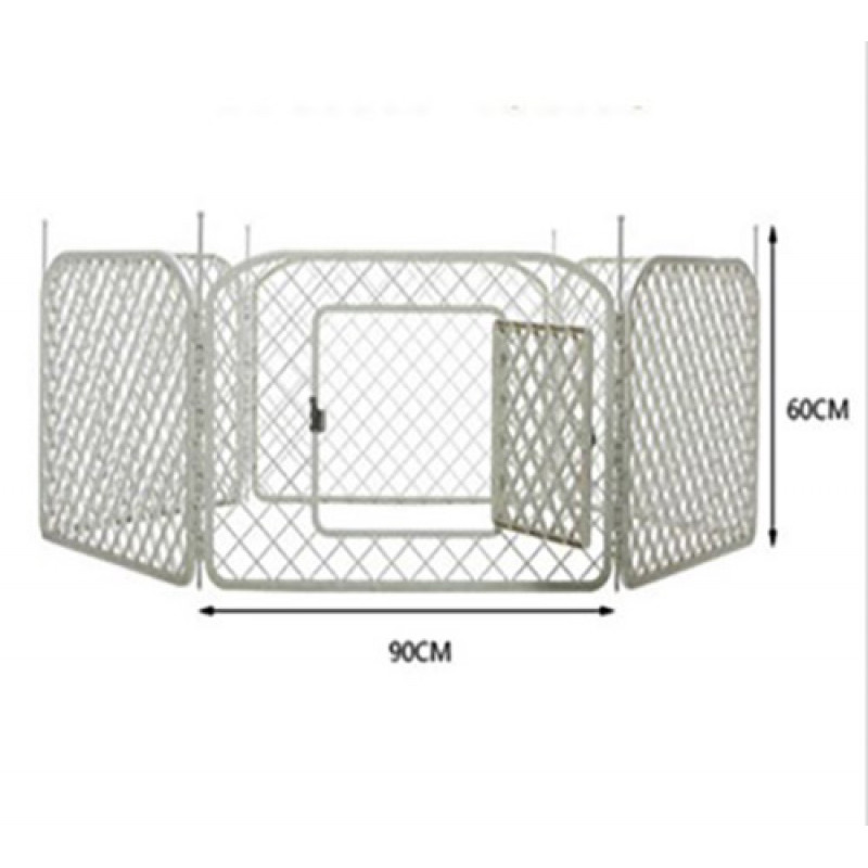 Strong 6 Adet Plastik Çit 90X60 Panel | Köpek Kapısı Strong 6 Adet Plastik Çit 90X60 Panel | Köpek Kapısı