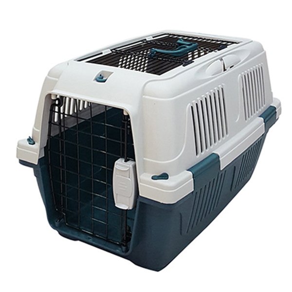 Strong 63x41x40 cm Pet Taşıma Üstten Açılır Yeşil | Kedi Taşıma Kutusu