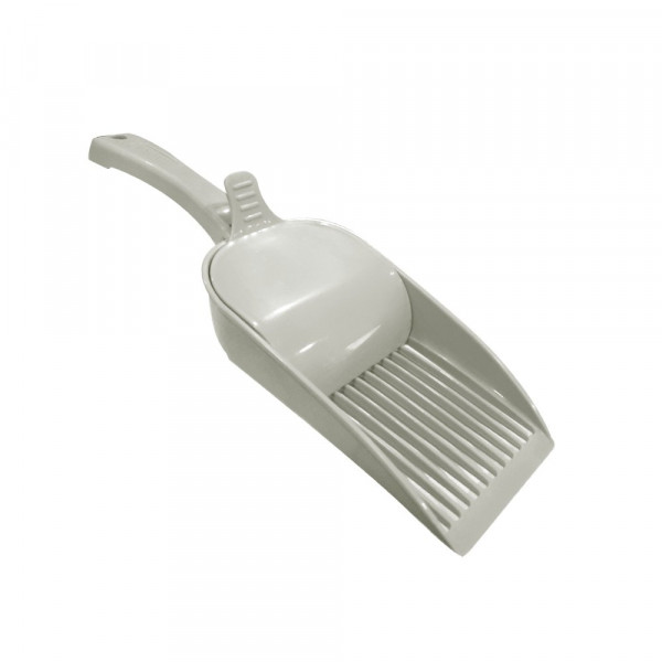 Strong Hazneli Kedi Kumu Toplama Küreği Bej | Kedi Tuvalet Küreği