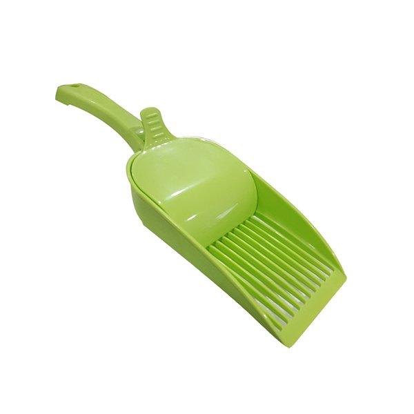 Strong Hazneli Kedi Kumu Toplama Küreği Yeşil | Kedi Tuvalet Küreği