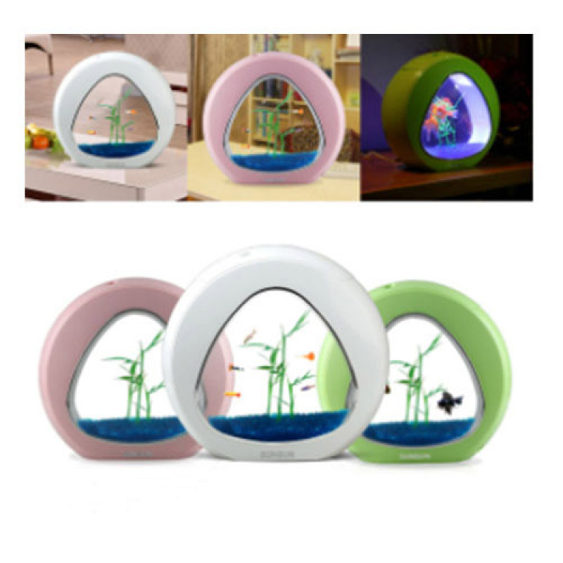 Sunsun Akvaryum 6 Lt. Yeşil ø34,5x31,6x16,5 Cm | Tatlı Su Akvaryumu