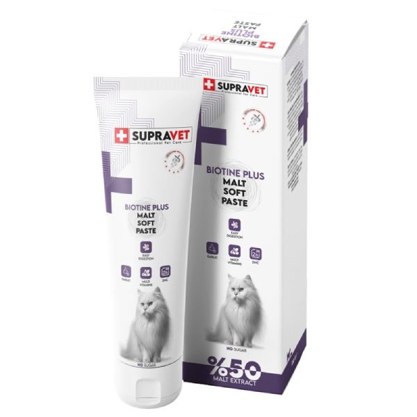 Supravet 100 Gr Biotin Plus Malt Soft Paste | Kedi Vitamini