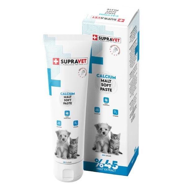 Supravet 100 Gr Calcium Malt Soft Paste | Kedi Macunu