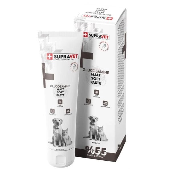 Supravet 100 Gr Glucosamine Malt Soft Paste | Kedi Eklem Ve Kas Bakım
