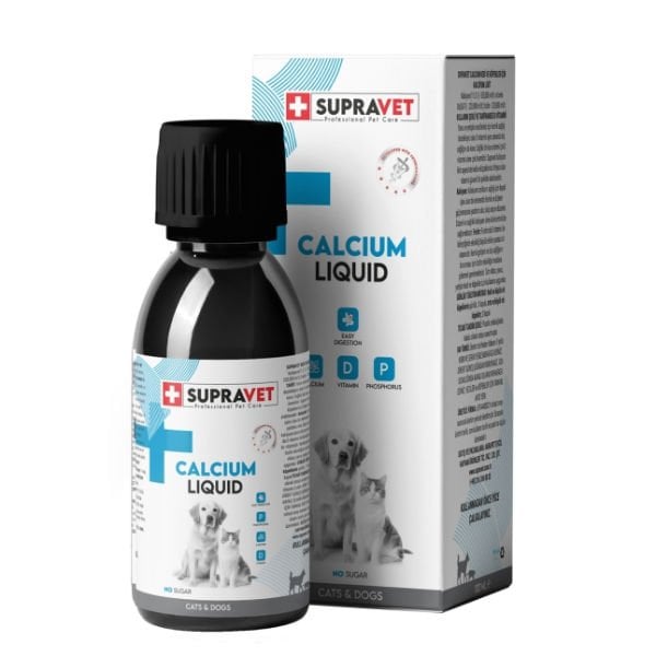 Supravet 100 Ml Calcium Damla | Köpek Vitamini