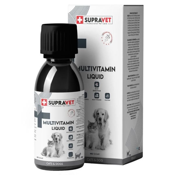 Supravet 100 Ml Multivitamin Liquid | Kedi Vitamini