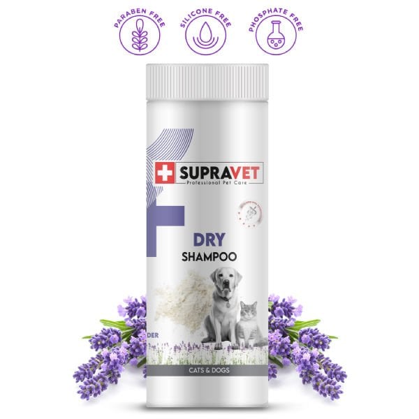 Supravet 150 Ml Dry Shampoo Lavanta Özü | Köpek Şampuanı