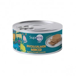 Cat 85 Gr Kıyılmış Ördekli ve Somonlu Yetişkin Konserve Kedi Maması 