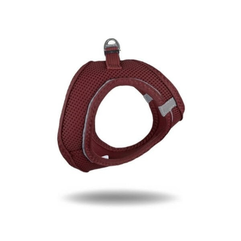 Tailpetz Air Mesh Harness Köpek Göğüs Tasması Medium Bordo 31-50x42-69 Cm