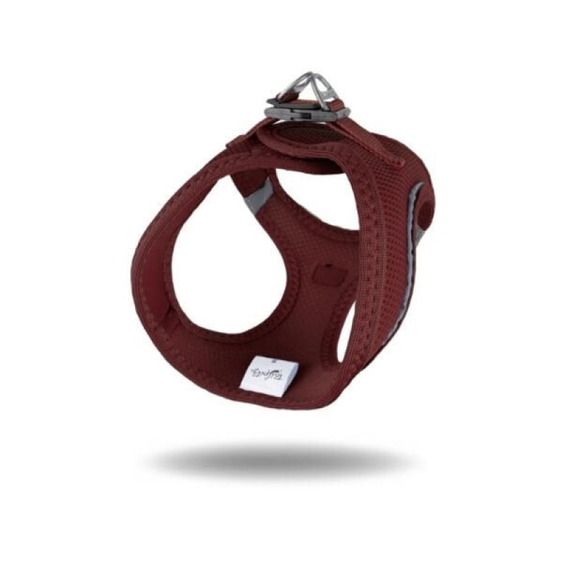 Tailpetz Air Mesh Harness Köpek Göğüs Tasması Xxsmall Bordo 24-28x28-32 Cm