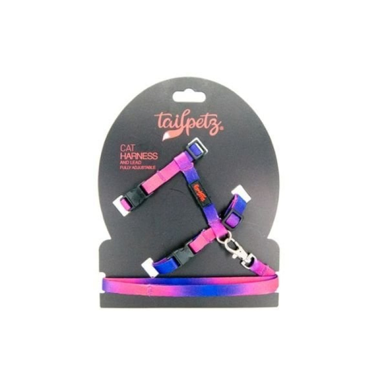 Tailpetz Harness Ayarlanabilir Göğüs ve Gezdirme Tasması Bavel 22-30 Cm | Kedi Gezdirme Tasması Tailpetz Harness Ayarlanabilir Göğüs ve Gezdirme Tasması Bavel 22-30 Cm | Kedi Gezdirme Tasması