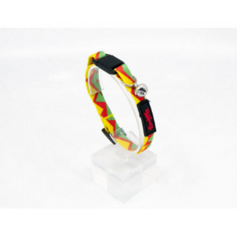 Tailpetz Kilitli Çıngıraklı Ayarlanabilir Boyun Tasması Zigzag 22-30 Cm | Kedi Boyun Tasması Tailpetz Kilitli Çıngıraklı Ayarlanabilir Boyun Tasması Zigzag 22-30 Cm | Kedi Boyun Tasması