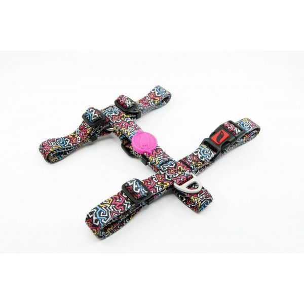 Tailpetz L Graffiti Desenli Göğüs Tasması 40-67x62-107 Cm | Köpek Göğüs Tasması