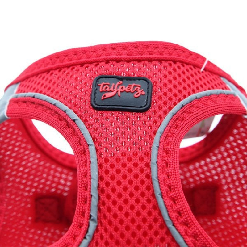 Tailpetz (L) Step İn Göğüs Tasması Kırmızı | Köpek Göğüs Tasması