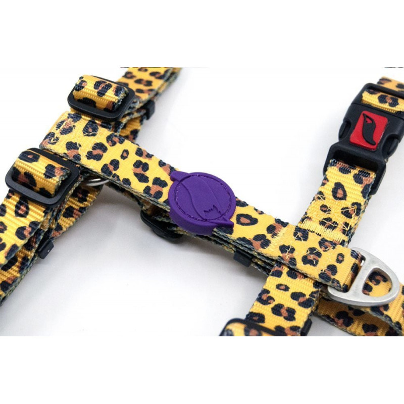 Tailpetz M Leopard Desenli Göğüs Tasması 31-50x42-69 Cm | Köpek Göğüs Tasması