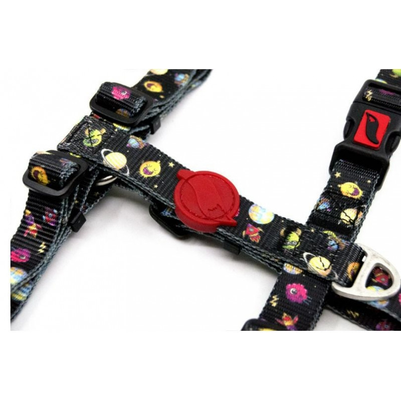 Tailpetz M Space Desenli Göğüs Tasması 31-50x42-69 Cm | Köpek Göğüs Tasması