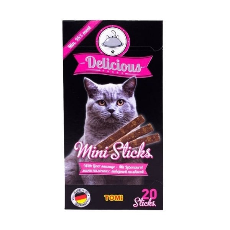 Tomi 40 Gr Sosisli Mini Stick Kedi Ödül Maması 