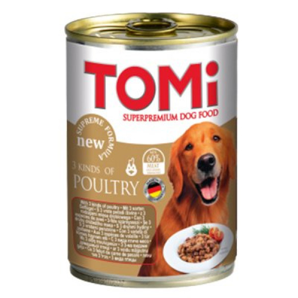 Tomi 400 Gr Kümes Hayvanlı | Yetişkin Köpek Konserve Maması
