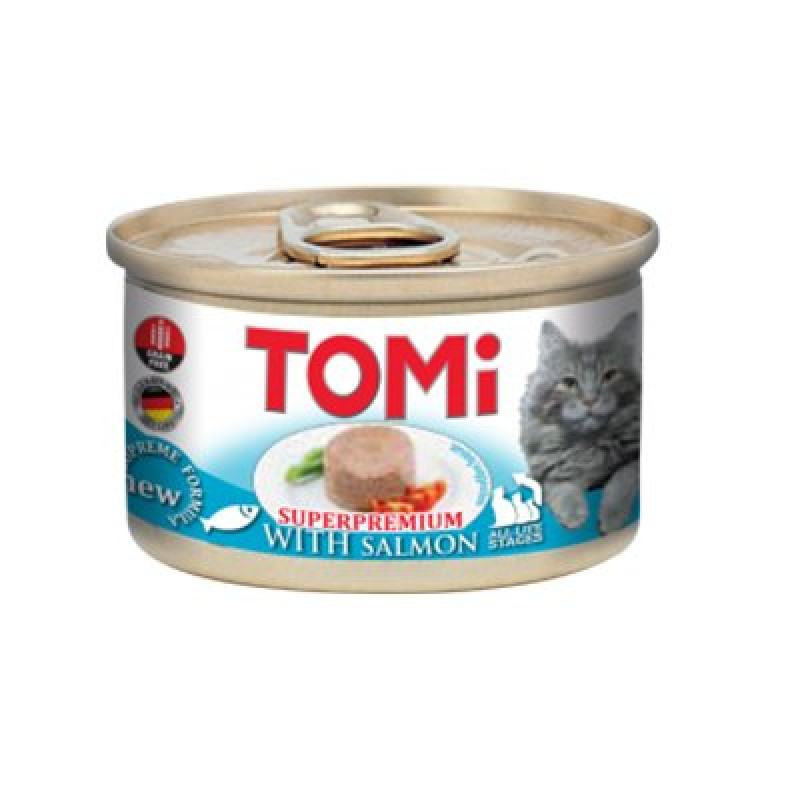 Tomi 85 Gr Kıyılmış Somonlu Tahılsız Tomi 85 Gr Kıyılmış Somonlu Tahılsız
