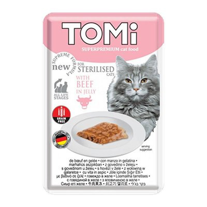 Tomi 85 Gr Sterilised Jöle Biftek Tomi 85 Gr Sterilised Jöle Biftek