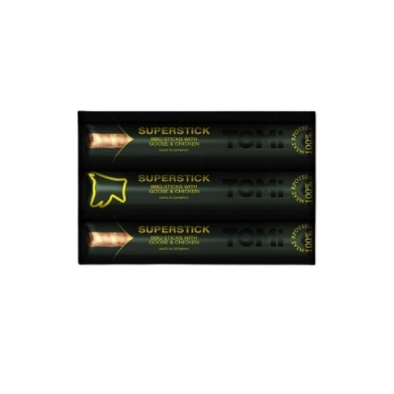 Tomi Kaz ve Tavuk Etli BBQ Stick Köpek Ödül Maması 1 Adet 3x10 Gr