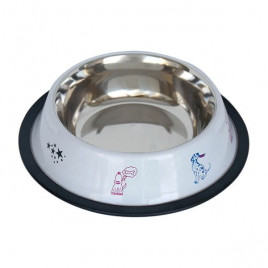 16 Oz Çelik Desenli Beyaz | Metal Mama Ve Su Kabı 16 Oz Çelik Desenli Beyaz | Metal Mama Ve Su Kabı