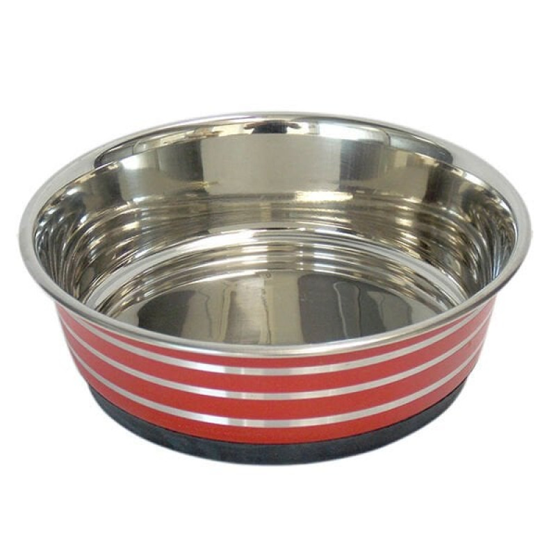 Tommy 17 Cm Çelik Kauçuk Tabanlıklı | Metal Mama Ve Su Kabı Tommy 17 Cm Çelik Kauçuk Tabanlıklı | Metal Mama Ve Su Kabı