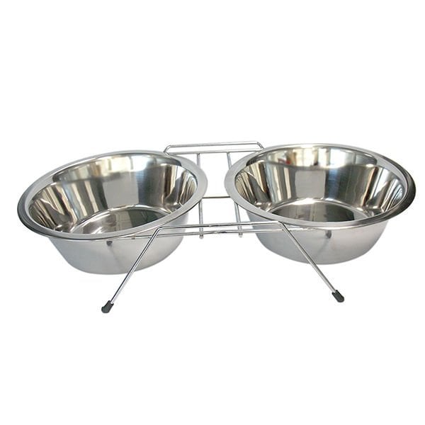 Tommy 2X1750 Ml Çelik İkili | İkili Mama Ve Su Kabı