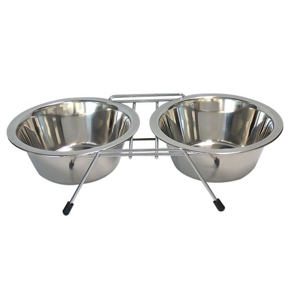 Tommy 2X475 Ml Çelik İkili | İkili Mama Ve Su Kabı