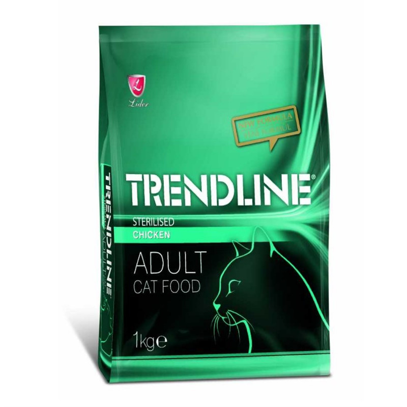 Trendline 1 Kg Kısırlaştırılmış Tavuklu | Yetişkin Kuru Kedi Maması Trendline 1 Kg Kısırlaştırılmış Tavuklu | Yetişkin Kuru Kedi Maması