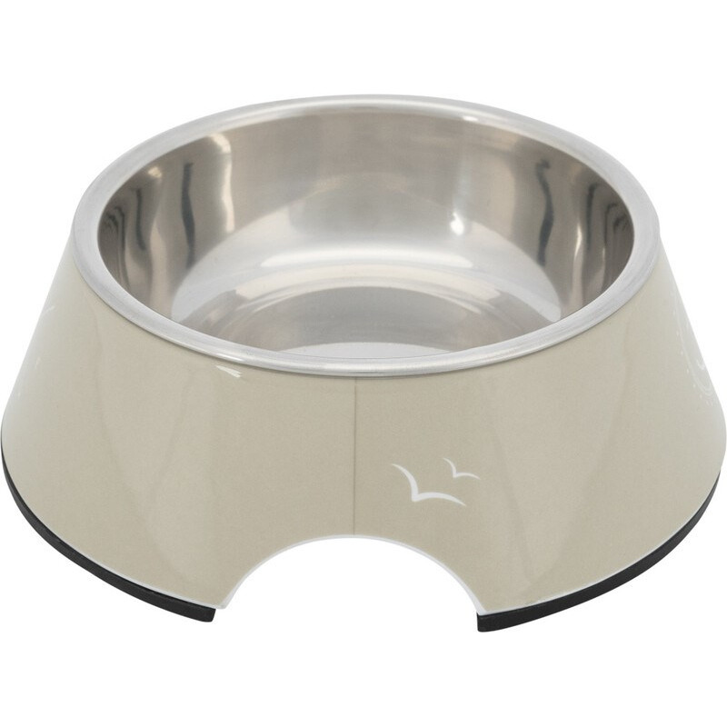 Trixie 0,2 Lt Çelik Mama & Su Kabı Melamin & 14 Cm Kum Beji Trixie 0,2 Lt Çelik Mama & Su Kabı Melamin & 14 Cm Kum Beji