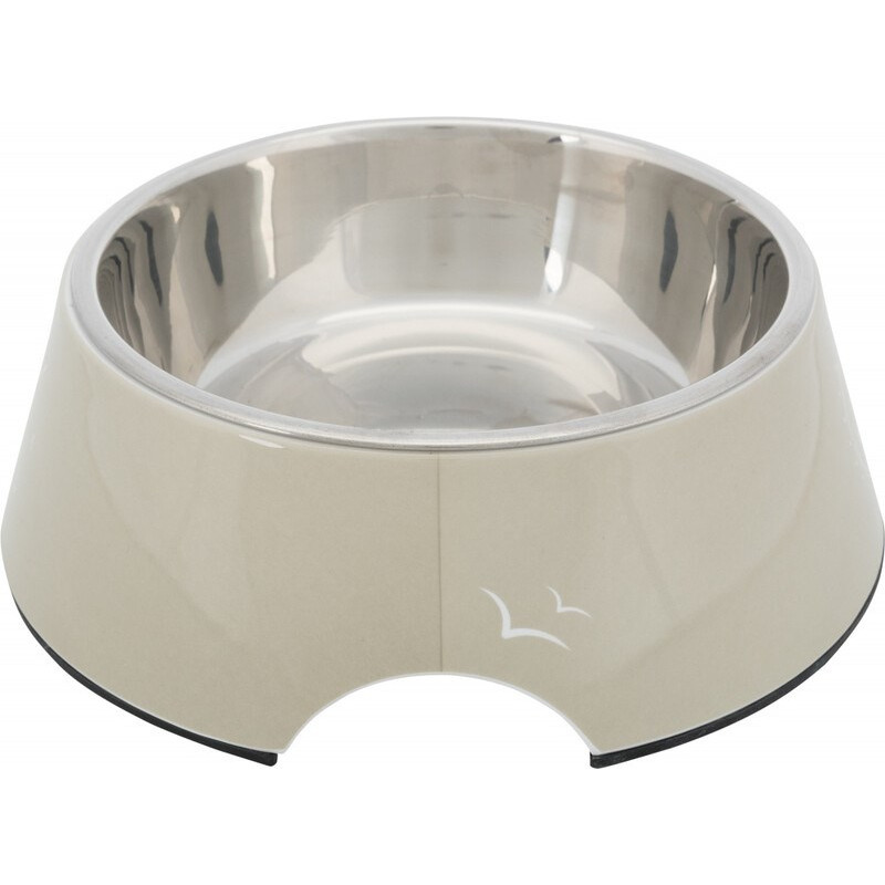 Trixie 0,8 Lt Çelik Mama & Su Kabı Melamin & 22 Cm Kum Beji Trixie 0,8 Lt Çelik Mama & Su Kabı Melamin & 22 Cm Kum Beji