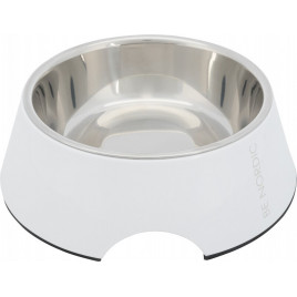 0,8 Lt Mama ve Su Kabı Melamin/Paslanmaz Çelik 22 Cm Beyaz