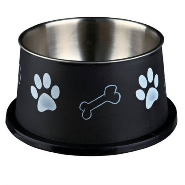 Trixie 0,9 Lt Uzun Kulaklı Köpek Mama Su Kabı 19 Cm | Metal Mama Ve Su Kabı
